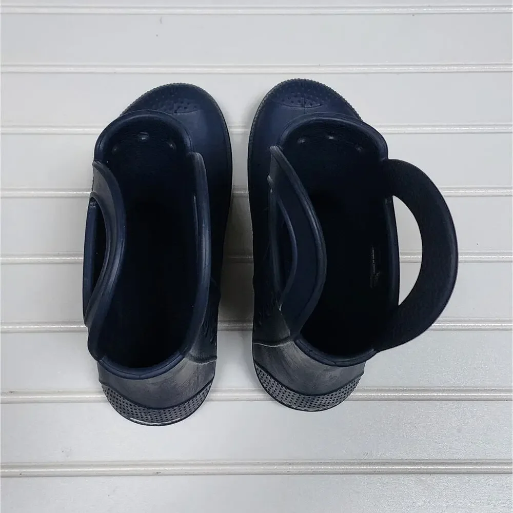 Crocs Kids Handle It Navy Rain Boots Size 3 Big Kids